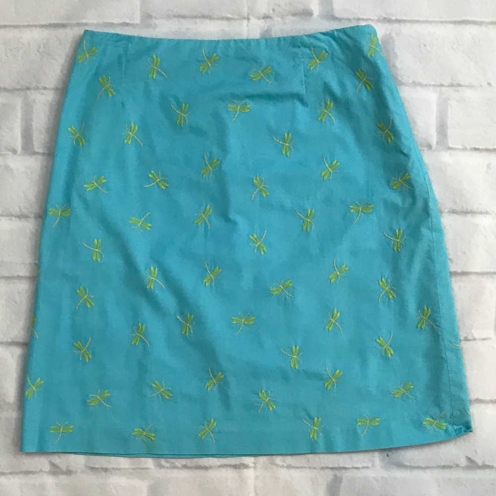 Talbots Dragonfly Skirt